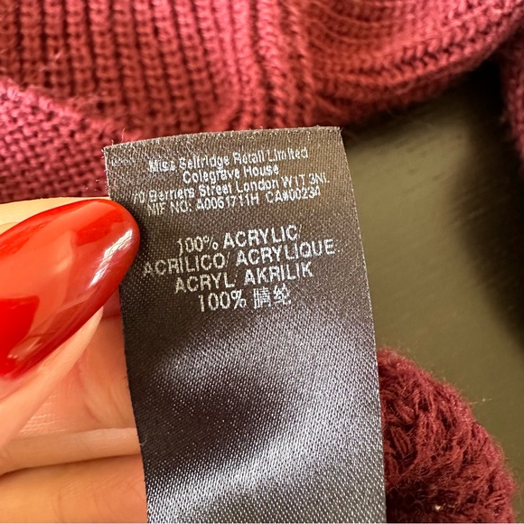 Miss Selfridge Back Lace Sweater - Picture 4 of 4